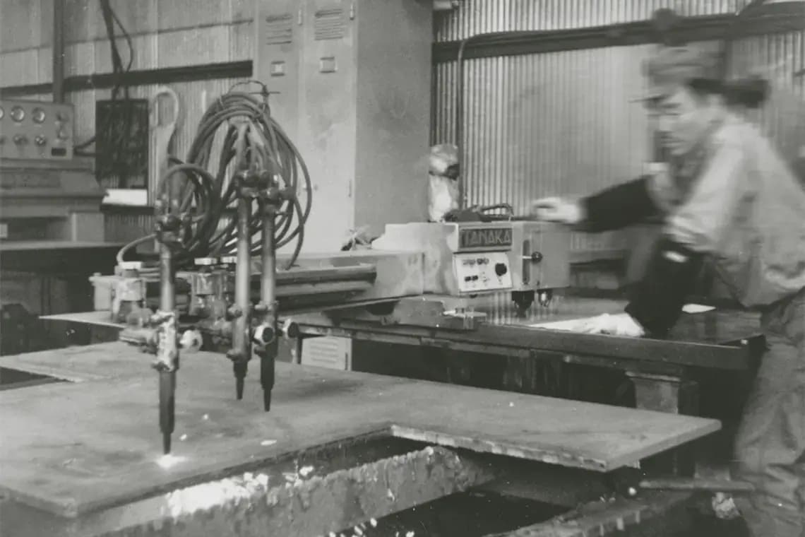 中嶋鋼材工場内の様子