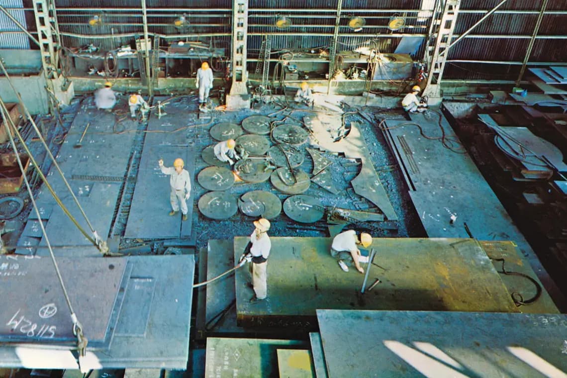 境川工場内の様子