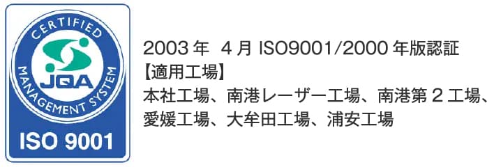 ISO9001(JISQ9001/2000)