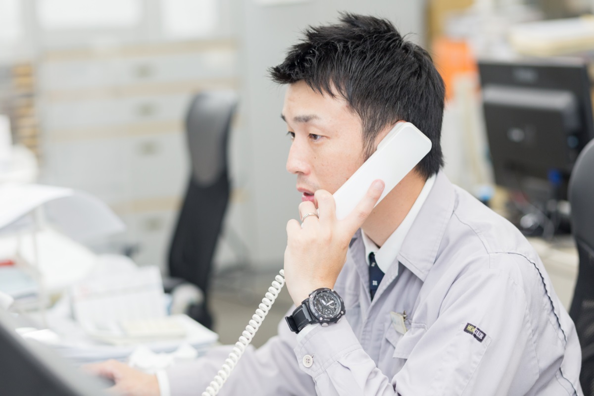 営業職の業務の様子